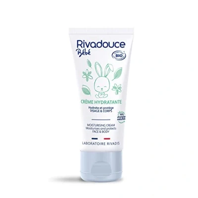 Image de Rivadouce Bio Crème Hydratante Bébé 50ml Hydrate, Nourrit et Protège la peau de
