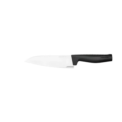Image de Fiskars Couteau de Chef, Hard Edge, Design Élégant, Longueur totale : 30,1 cm, Acier Inoxydable/Plastique, 1051748
