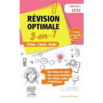 Image de Révision optimale 3 en 1 _ Semestre 2 IFSI Fiches Cartes Audio (Poche)
