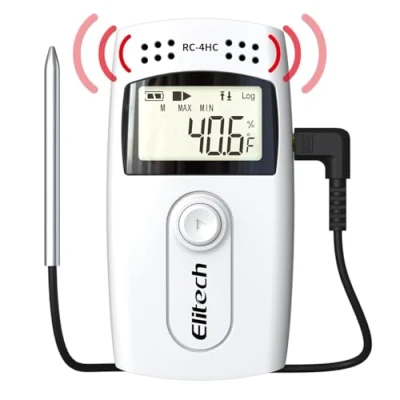 Image de Elitech Enregistreur de Température et Humidité USB Temp Data Logger Test du Capteur Externe Sonde RC 4HC 10PCS