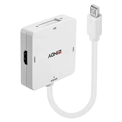 Image de Adaptateur Mini DP 1.2 vers HDMI 4K30 DVI VGA