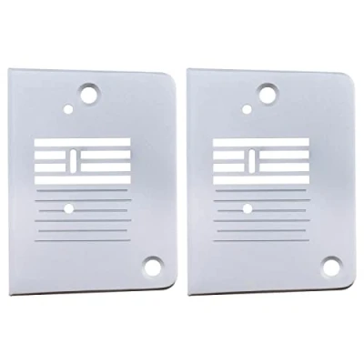 Image de VGOL 2pcs Plaque à Aiguille Remplacement pour Machine Coudre Compatible avec Singer 1105 1106 1107 1109 1116 1120 1130 1304 en Métal, 72,5 x 53,5mm