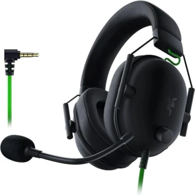 Image de Razer Casque de Jeu BlackShark V2 X : Son Surround 7.1 50 mm Pilote Mousse à mémoire Forme PC, PS4, PS5, Nintendo Switch, Xbox One, Series &amp; S, Mobile Jack 3,5 Noir