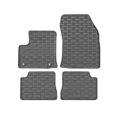 Image de AutoStyle Set CK RJE06 Ensemble de tapis sol Caoutchouc 4 noir 680mm 480mm