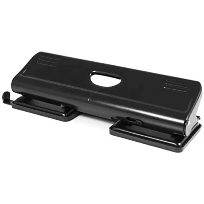 Image de Pavo 8040285 Perforateur 4 trous Noir