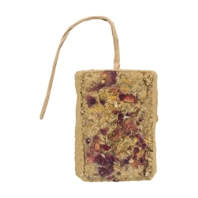 Image de TRIXIE Pierre d&#039;argile aux Fleurs. pièce de100g. pour rongeurs.