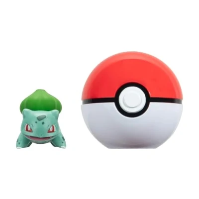 Image de PKW Clip &#039;N&#039; Go (Bulbasaur #1 avec Poké Ball) W18