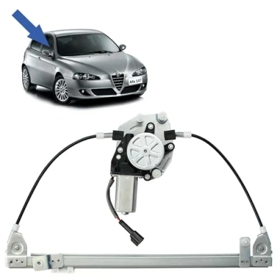 Image de STARKIT PERFORMANCE Leve vitre compatible pour Alfa 147 (2000 2010) AVEC MOTEUR lève avant droit (passager) 46751870