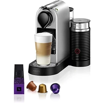 Image de KRUPS Nespresso Machine à café expresso autonome CITIZ &amp; MILK argenté XN761B