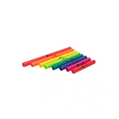 Image de FUZEAU 3460 Tubes Boomwhackers Alto Diatoniques En Plastique Fin de 30 cm à 63 8 Notes Faciles Utiliser et Entretenir Multicolore Dès 4 ans