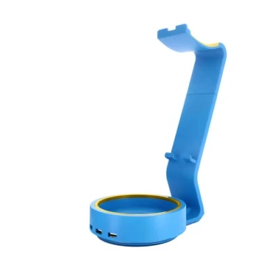 Image de Cable Guys Powerstand SP2 Docking Station for Guys, Phone and Controller Holder, with Headphone Cradle Gaming Accessory Blue