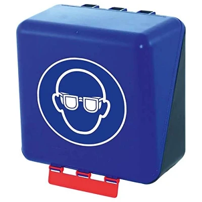Image de Gebra Boîte SECU Midi Standard pour protection des yeux Bleu