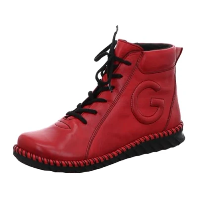 Image de Gemini Bottines en Cuir pour Femmes 033402 02, Pointure:37 EU, La Couleur:Rouge