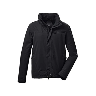 Image de Killtec Men&#039;s Veste fonctionnelle avec capuche enroulable, compressible KOS 26 MN JCKT, black, M, 38288 000