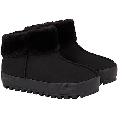 Image de Calvin Klein Jeans Femme Chaussons Home Anke Slipper Chauds, Noir (Triple Black), 38 EU