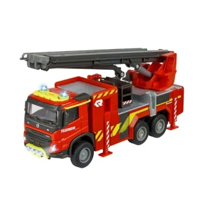 Image de Majorette Grand Series SOS FMX 213713000 Échelle de Pompiers moulée sous Pression Taille Unique