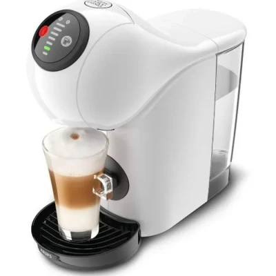 Image de Cafetera de cápsulas KRUPS Genio S en color blanco, compatible con Dolce Gusto, depósito agua 0.8 litrosKrups KP2431.