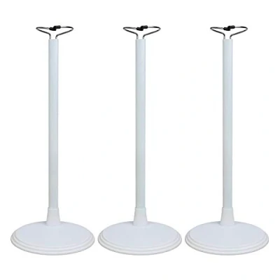 Image de POFET 3pcs Support de poupée réglable Blanc pour poupées américaines 8 à 10 Pouces et d&#039;affichage bébé