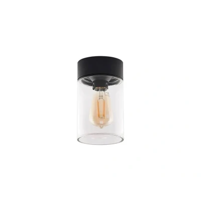 Image de Arcchio plafonnier Liljana à intensité variable (Moderne) en Noir Aluminium (1 lampe,à E27), saillie, lampe