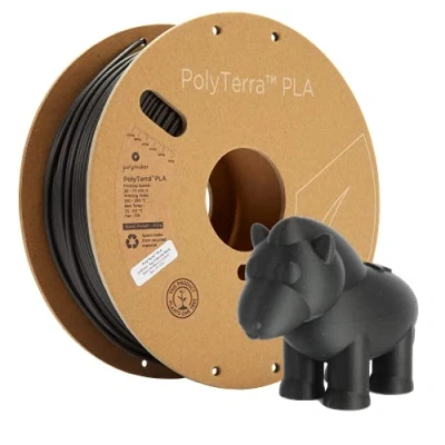Image de Polymaker 70821 PolyTerra PLA Filament 2.85 mm 1000 g noir (mat) 1 pc(s)
