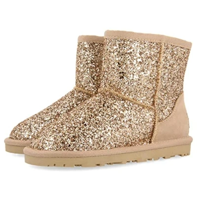Image de Gioseppo Tranoy Bottines pour enfants, Taille: 38, Beige Cuir / matière synthétique