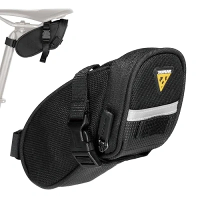 Image de Topeak Aero Wedge Pack Straps Sac de Selle avec Sangles Mixte, Noir, Taille Micro
