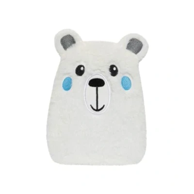 Image de Bouillotte doudou Ours 2 en 1● Peluche plate toute douce bébé &amp; enfant ● Action chaud et froid sèche micro ondes Perles de céramique Convient à tous les âges Plic