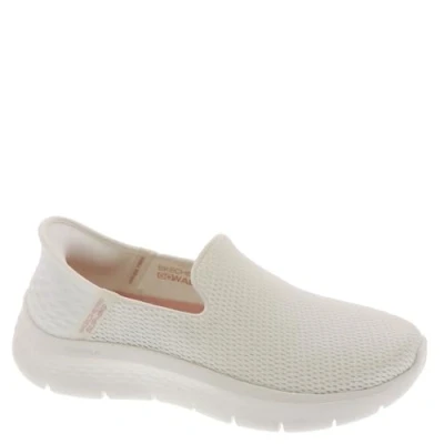 Image de Skechers Femme Go Walk Flex Slip ins Relish Basket, Blanc crème, 39.5 EU Large