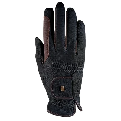 Image de Roeckl Gants Malta Roeck Grip Bicolor Noir/Mocca 9