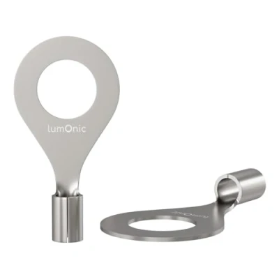 Image de Lumonic 25x cosses à sertir nues 0,5 1,5mm² I M6 non isolées M6, cosse tubulaire 0,5mm2 1,5mm2 œillets annulaires, connecteur