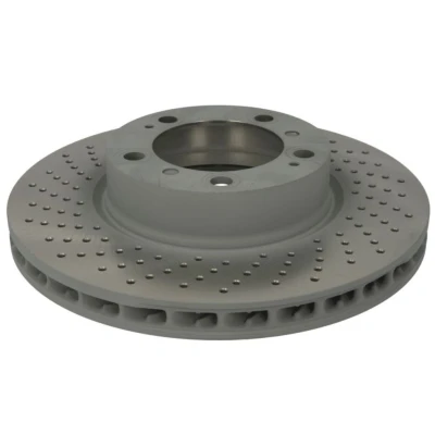 Image de SHW Performance PFL39965 Disque de frein Essieu avant gauche 318 28 troué, ventilé l&#039;intérieur revêtu à haute teneur en carbone PORSCHE: 911 Coupe