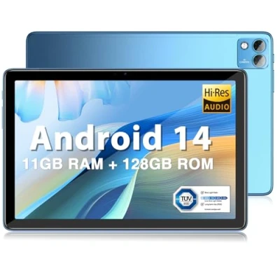 Image de DOOGEE T10S Tablette Android 14【2024】, 11GB + 128GB (TF 1TB) 10.1 Pouces, Unisoc T606 Tactile, 8.4mm Ultra Thin 6600mAh,8MP+5MP Widevine L1 Tablette, Dual 4G LTE /5G WiFi