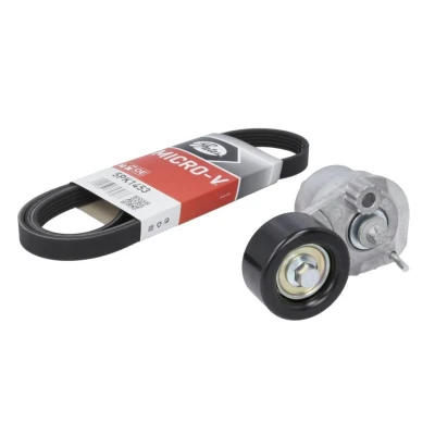 Image de GATES K025PK1453 Jeu de courroies trapézoïdales à nervures ThermalPro OPEL: Corsa D 3/5 portes, Astra H Zafira B, FIAT: Stilo portes