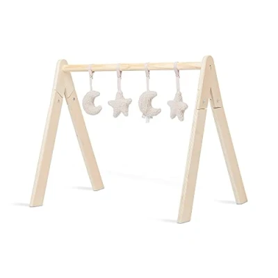 Image de Jollein Jouets pour arche d&#039;éveil Moon Nougat 4 Unités