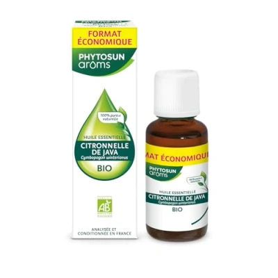 Image de PHYTOSUN AROMS Huile essentielle de Citronnelle Java Bio 100 % Pure et Naturelle format Spray 30ml