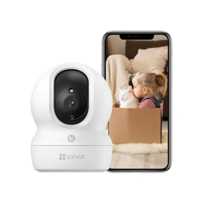 Image de EZVIZ CP1 Pro 1080P Caméra Surveillance WiFi Intérieure, 360 avec Détection Humaine, Suivi Intelligent, Audio Bidirectionnel, de Bruit, Vision Nocturne Intelligente, Mode Patrouille