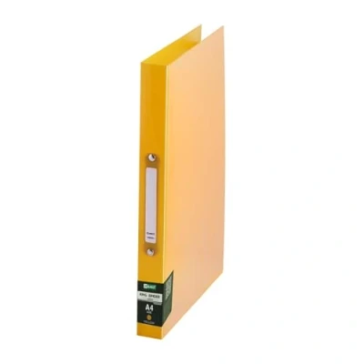 Image de D.RECT 2200 Lot de Classeurs à anneaux en Polypropylène Couverture Plastique A4 Dos 35 mm 2 Jaune transparent