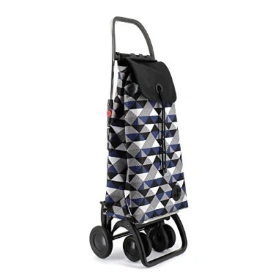 Image de Chariot de Course Rolser I Max Sahara 4 Roues 2 Pivotantes Pliante Bleu