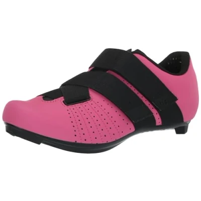 Image de Fizik R5 Tempo Powerstrap Chaussures de Cyclisme à Clipser Rose/Noir Taille 43 EU