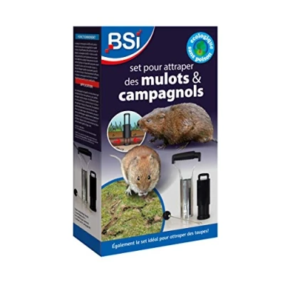 Image de Piège à Campagnols BSI Adapté aux rats taupiers et taupes Set d&#039;outillage complet pour la mise en œuvre Avec 3 pièces