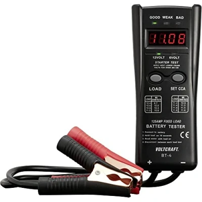 Image de Testeur de Batteries VOLTCRAFT BT 4 Type daffichage (détails): LED Convient pour: au plomb 1 pc(s)