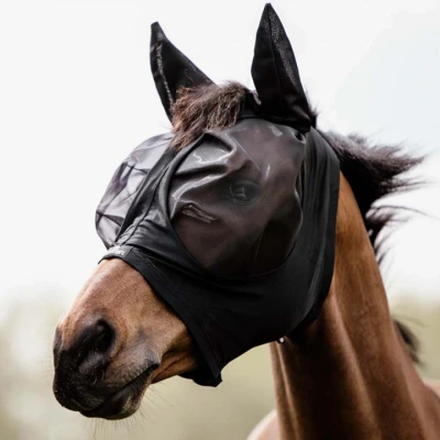 Image de Kentucky Horsewear Masque anti mouches Slim Fit Noir