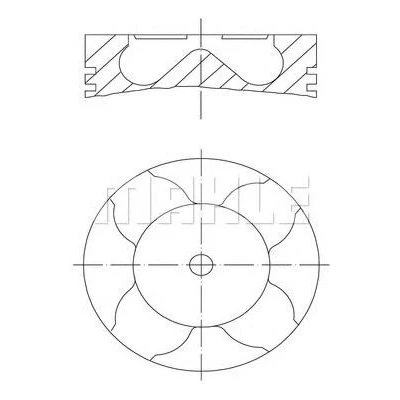 Image de Piston MAHLE 081 PI 00103 000