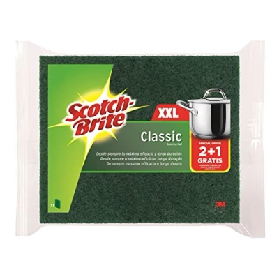 Image de Scotch Brite fibre Géant Vert Lot de 3