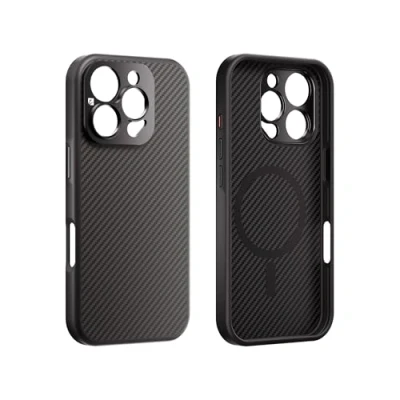 Image de FREEWELL Pro Filmmaker Case pour iPhone 16 Max Objectif 17mm et Support de Filtre magnétique Noir