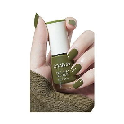 Image de Clest F &amp; M à base d&#039;eau et pelable déchirable Vernis ongles longue durée Inodore ongles, vert d&#039;avocat