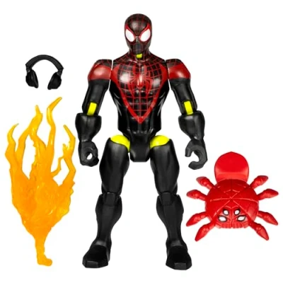 Image de MixMashers Marvel Spider Man, Figurine Miles Morales à mélanger et Combiner avec Accessoires