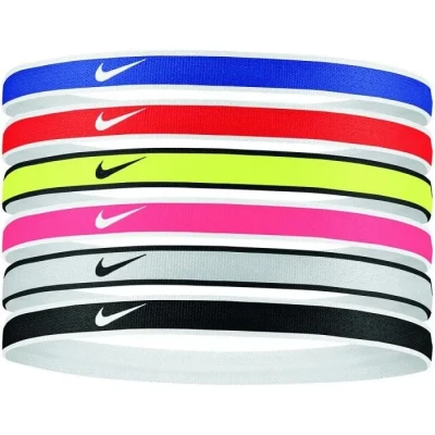 Image de Nike Performance Sport Headbands 6 PACK Autres accessoires, Femme, Taille: One Size, University red/game royal/volt