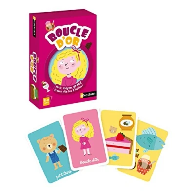 Image de Nathan Boucle d&#039;or Jeu de cartes pour enfant dès 4 ans d&#039;observation et rapidité à partir 2 joueurs