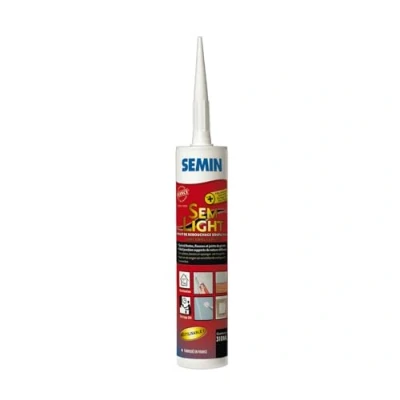 Image de Semin Enduit de Rebouchage Allégé Sem Light Trous et Fissures Importants Intérieur Cartouche 310 ml